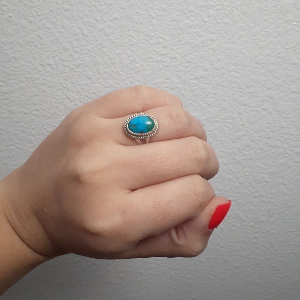 GEMSTUDIO silver turquoise ring